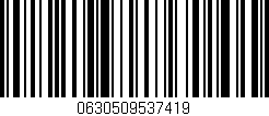 Código de barras (EAN, GTIN, SKU, ISBN): '0630509537419'
