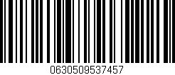 Código de barras (EAN, GTIN, SKU, ISBN): '0630509537457'
