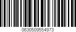 Código de barras (EAN, GTIN, SKU, ISBN): '0630509554973'