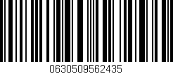 Código de barras (EAN, GTIN, SKU, ISBN): '0630509562435'