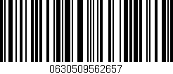 Código de barras (EAN, GTIN, SKU, ISBN): '0630509562657'