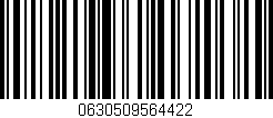 Código de barras (EAN, GTIN, SKU, ISBN): '0630509564422'
