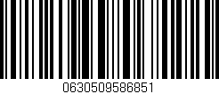 Código de barras (EAN, GTIN, SKU, ISBN): '0630509586851'