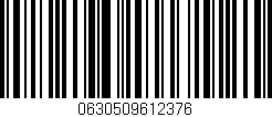Código de barras (EAN, GTIN, SKU, ISBN): '0630509612376'