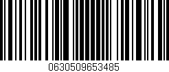 Código de barras (EAN, GTIN, SKU, ISBN): '0630509653485'