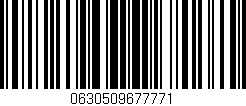 Código de barras (EAN, GTIN, SKU, ISBN): '0630509677771'
