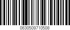 Código de barras (EAN, GTIN, SKU, ISBN): '0630509710508'