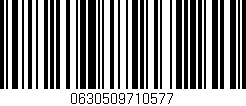 Código de barras (EAN, GTIN, SKU, ISBN): '0630509710577'