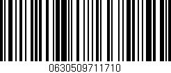 Código de barras (EAN, GTIN, SKU, ISBN): '0630509711710'