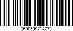 Código de barras (EAN, GTIN, SKU, ISBN): '0630509714773'