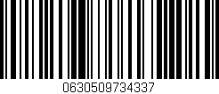 Código de barras (EAN, GTIN, SKU, ISBN): '0630509734337'