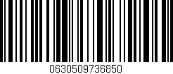 Código de barras (EAN, GTIN, SKU, ISBN): '0630509736850'