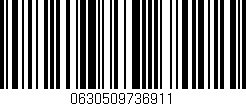 Código de barras (EAN, GTIN, SKU, ISBN): '0630509736911'