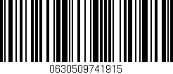 Código de barras (EAN, GTIN, SKU, ISBN): '0630509741915'