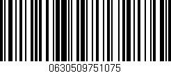 Código de barras (EAN, GTIN, SKU, ISBN): '0630509751075'
