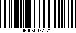 Código de barras (EAN, GTIN, SKU, ISBN): '0630509778713'