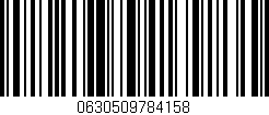 Código de barras (EAN, GTIN, SKU, ISBN): '0630509784158'