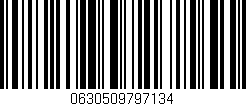 Código de barras (EAN, GTIN, SKU, ISBN): '0630509797134'