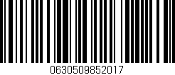 Código de barras (EAN, GTIN, SKU, ISBN): '0630509852017'