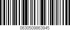 Código de barras (EAN, GTIN, SKU, ISBN): '0630509863945'