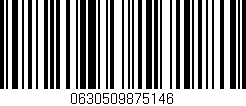 Código de barras (EAN, GTIN, SKU, ISBN): '0630509875146'