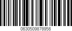 Código de barras (EAN, GTIN, SKU, ISBN): '0630509878956'