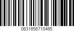 Código de barras (EAN, GTIN, SKU, ISBN): '0631656710465'