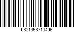 Código de barras (EAN, GTIN, SKU, ISBN): '0631656710496'