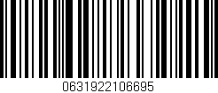 Código de barras (EAN, GTIN, SKU, ISBN): '0631922106695'