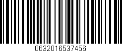 Código de barras (EAN, GTIN, SKU, ISBN): '0632016537456'