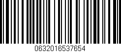 Código de barras (EAN, GTIN, SKU, ISBN): '0632016537654'