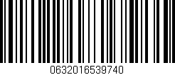 Código de barras (EAN, GTIN, SKU, ISBN): '0632016539740'