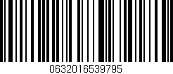 Código de barras (EAN, GTIN, SKU, ISBN): '0632016539795'