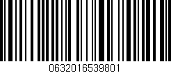 Código de barras (EAN, GTIN, SKU, ISBN): '0632016539801'