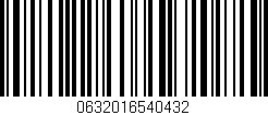 Código de barras (EAN, GTIN, SKU, ISBN): '0632016540432'
