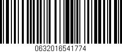 Código de barras (EAN, GTIN, SKU, ISBN): '0632016541774'