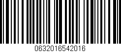 Código de barras (EAN, GTIN, SKU, ISBN): '0632016542016'