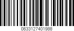 Código de barras (EAN, GTIN, SKU, ISBN): '0633127401988'