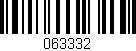 Código de barras (EAN, GTIN, SKU, ISBN): '063332'