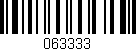 Código de barras (EAN, GTIN, SKU, ISBN): '063333'