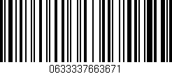 Código de barras (EAN, GTIN, SKU, ISBN): '0633337663671'