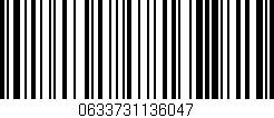 Código de barras (EAN, GTIN, SKU, ISBN): '0633731136047'