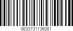 Código de barras (EAN, GTIN, SKU, ISBN): '0633731136061'