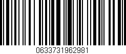 Código de barras (EAN, GTIN, SKU, ISBN): '0633731962981'