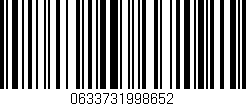 Código de barras (EAN, GTIN, SKU, ISBN): '0633731998652'