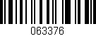 Código de barras (EAN, GTIN, SKU, ISBN): '063376'