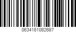 Código de barras (EAN, GTIN, SKU, ISBN): '0634181082687'