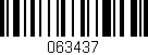 Código de barras (EAN, GTIN, SKU, ISBN): '063437'
