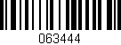 Código de barras (EAN, GTIN, SKU, ISBN): '063444'
