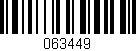 Código de barras (EAN, GTIN, SKU, ISBN): '063449'
